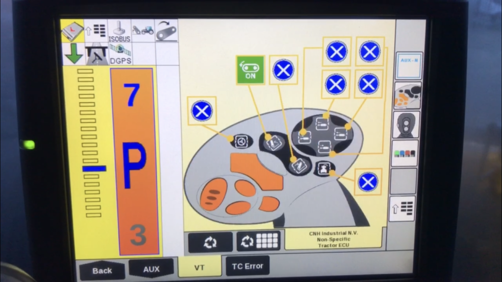 Our ISOBUS spreader ECU is now fully compatible with the latest Auxiliary control