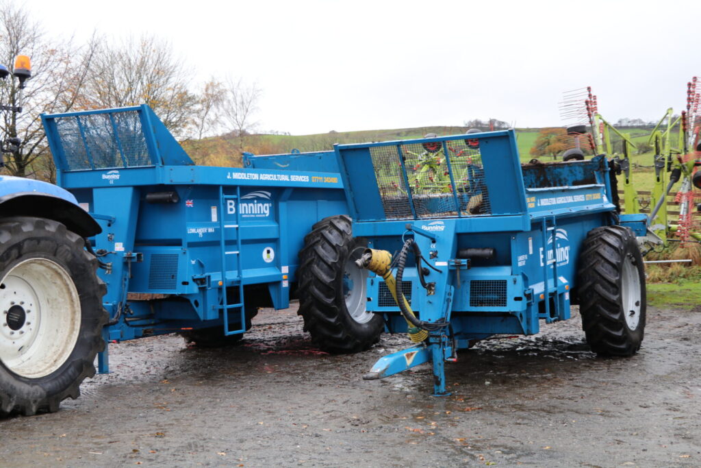 The two Bunning spreaders are both available for hire and as a contracting service